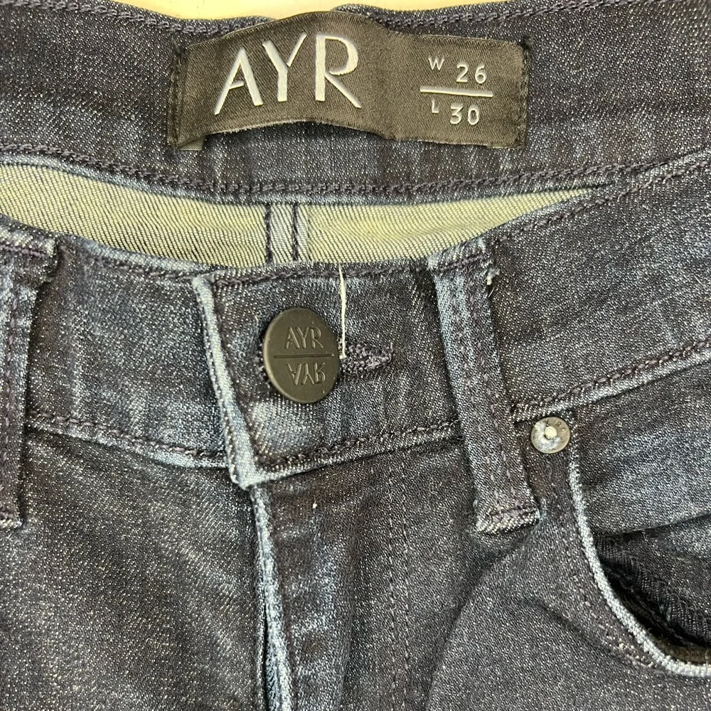 AYR Dark Wash Skinny Jeans, 26